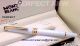 Perfect Replica Montblanc Gold Clip White And Black Meisterstuck Rollerball Pen (1)_th.jpg